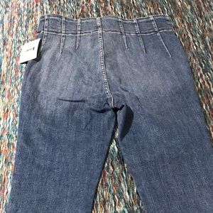 Free People Sunburst Blue Jeans